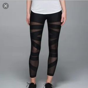 Lululemon High Times Tech Mesh Yoga Pants